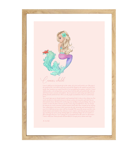 Cancer Child Mermaid