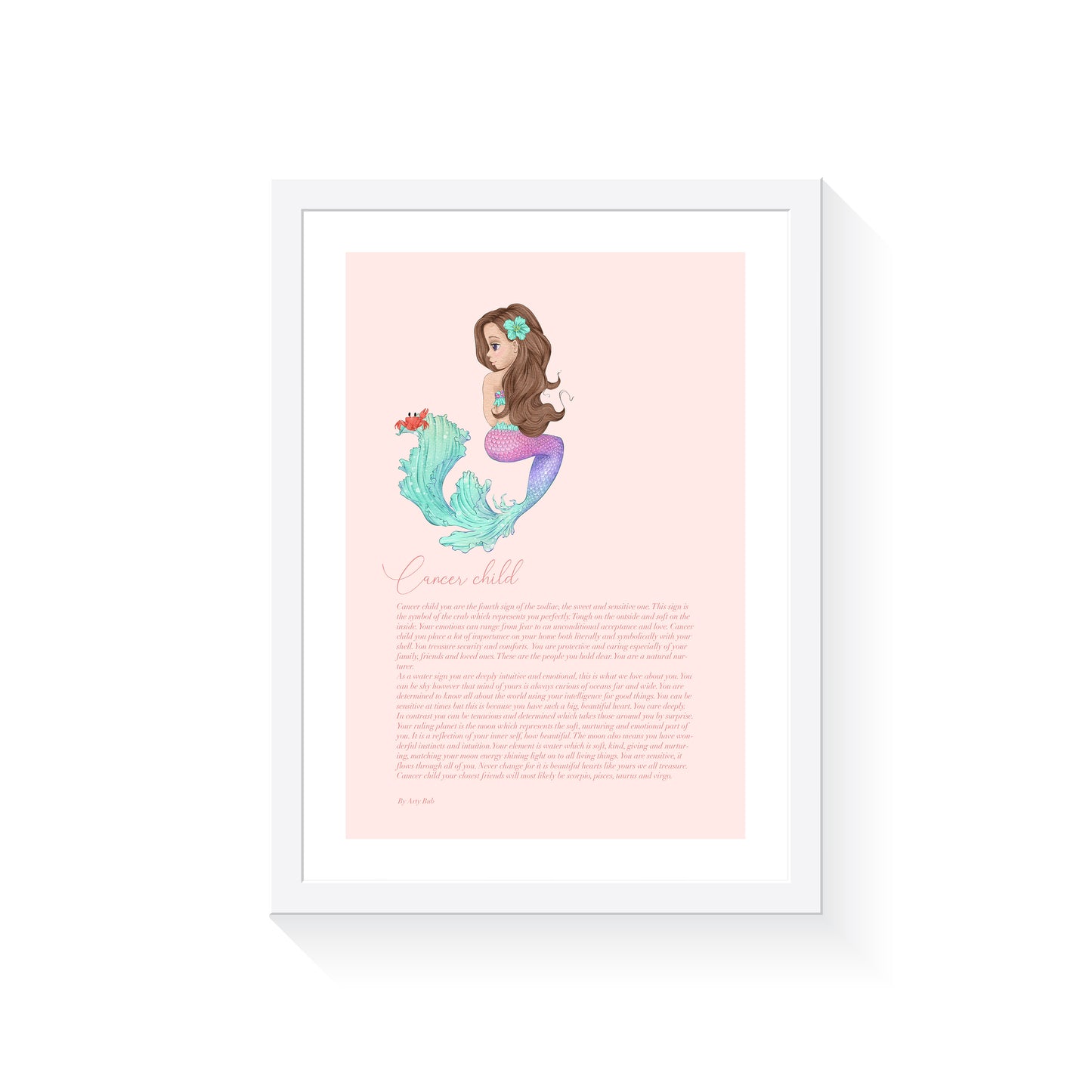 Cancer Child Mermaid