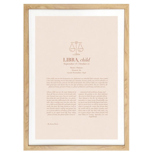 Libra Child 1.0 Art Print