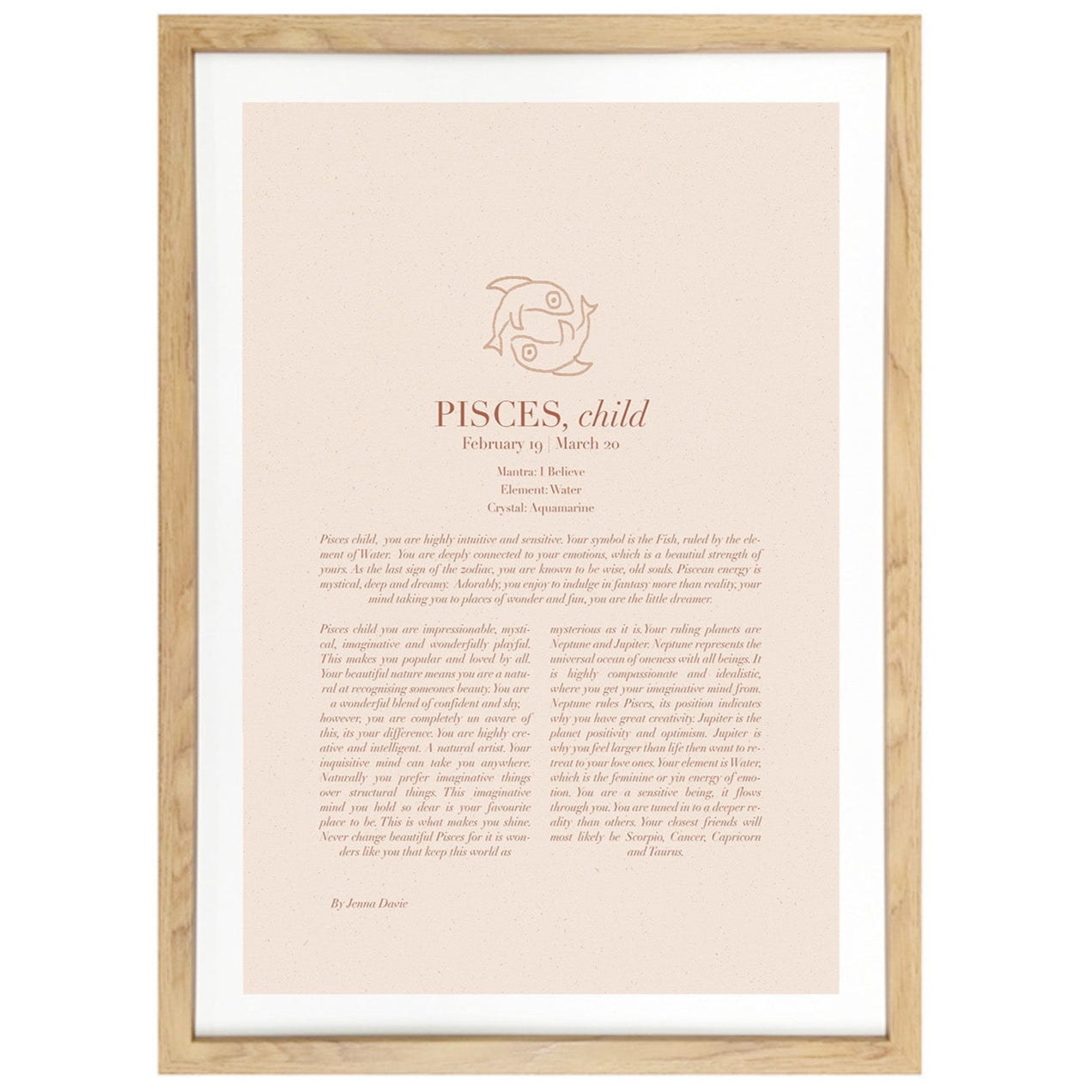 Pisces Child 1.0 Art Print