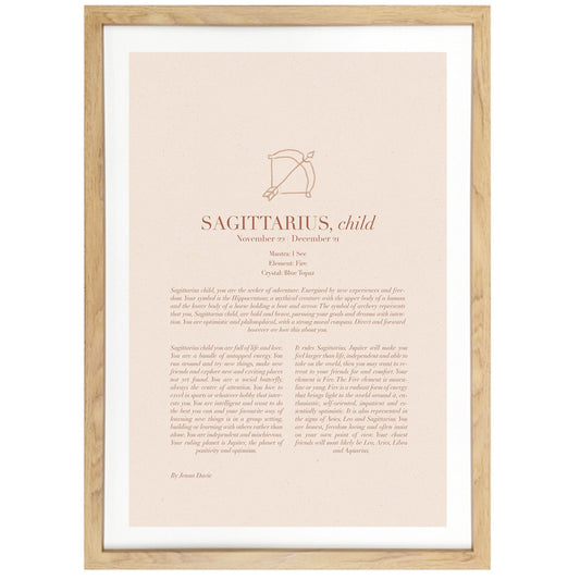 Sagittarius Child 1.0 Art Print