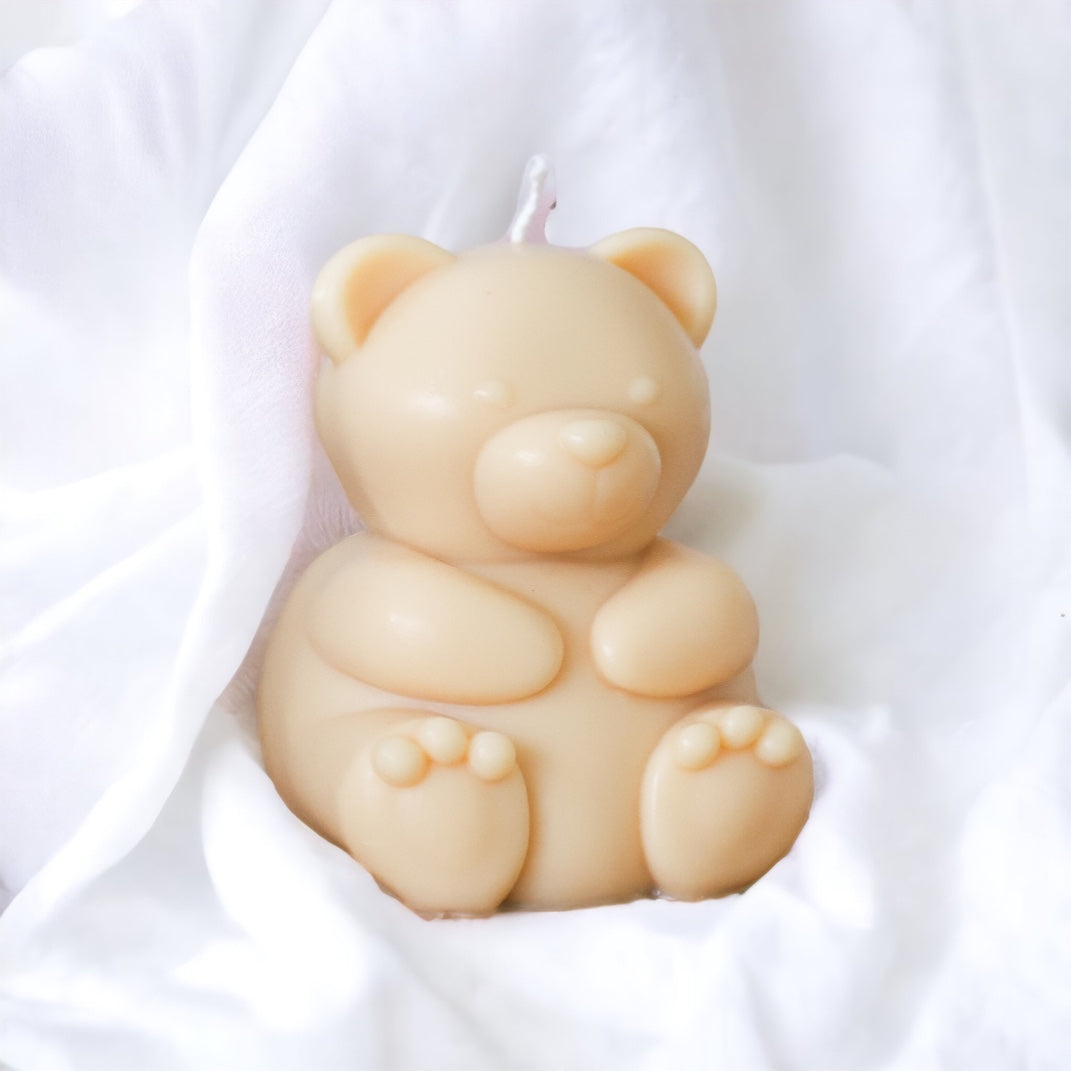NEW SCENTS Teddy Bear Candle, Baby Bear Candles, Baby Shower